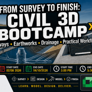 Civil 3D Practical Bootcamp: Design Highways, Earthworks & Drainage Systems Step-by-Step