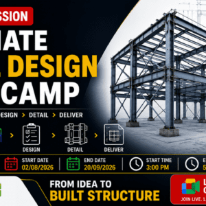 The Ultimate Steel Design Bootcamp: From Structural Modeling to Fabrication-Ready Detailing