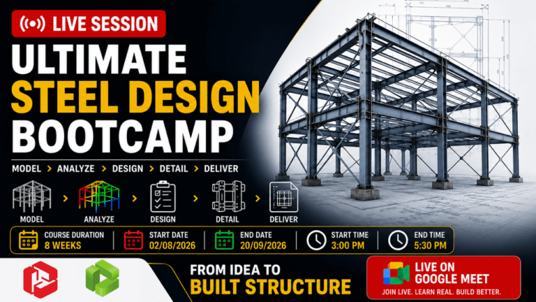 The Ultimate Steel Design Bootcamp: From Structural Modeling to Fabrication-Ready Detailing