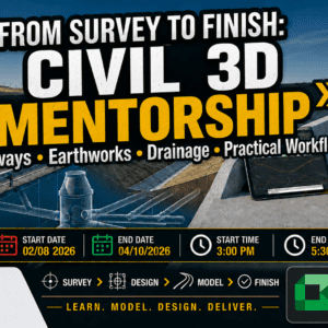 Civil 3D Practical Mentorship: Design Highways, Earthworks & Drainage Systems Step-by-Step
