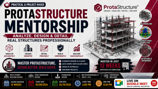 The Practical ProtaStructure Mentorship: Analyze, Design & Detail Real Structures Professionally